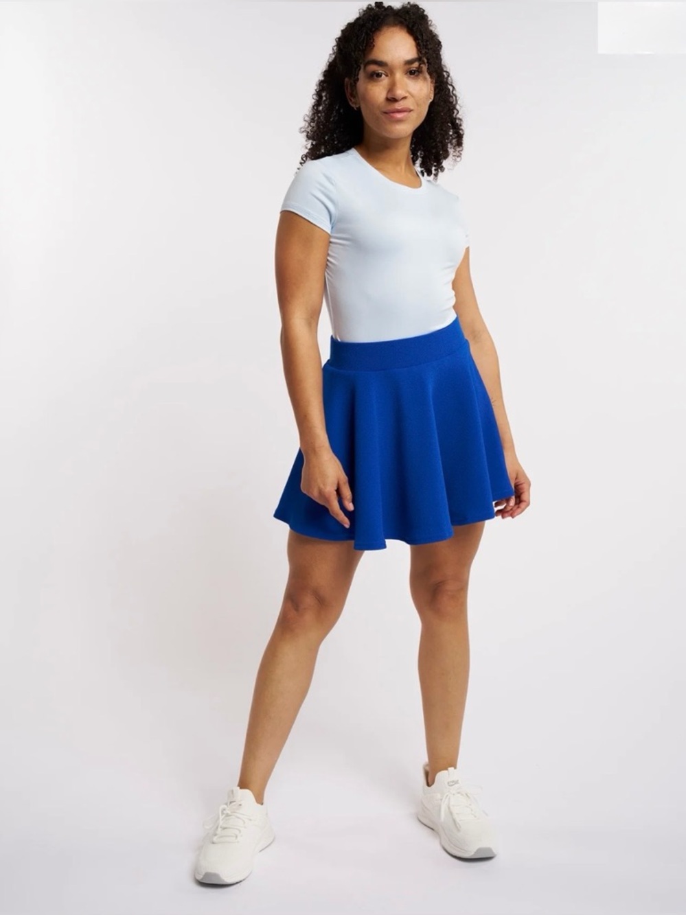 Elle Royal Blue Circle Skater Skort